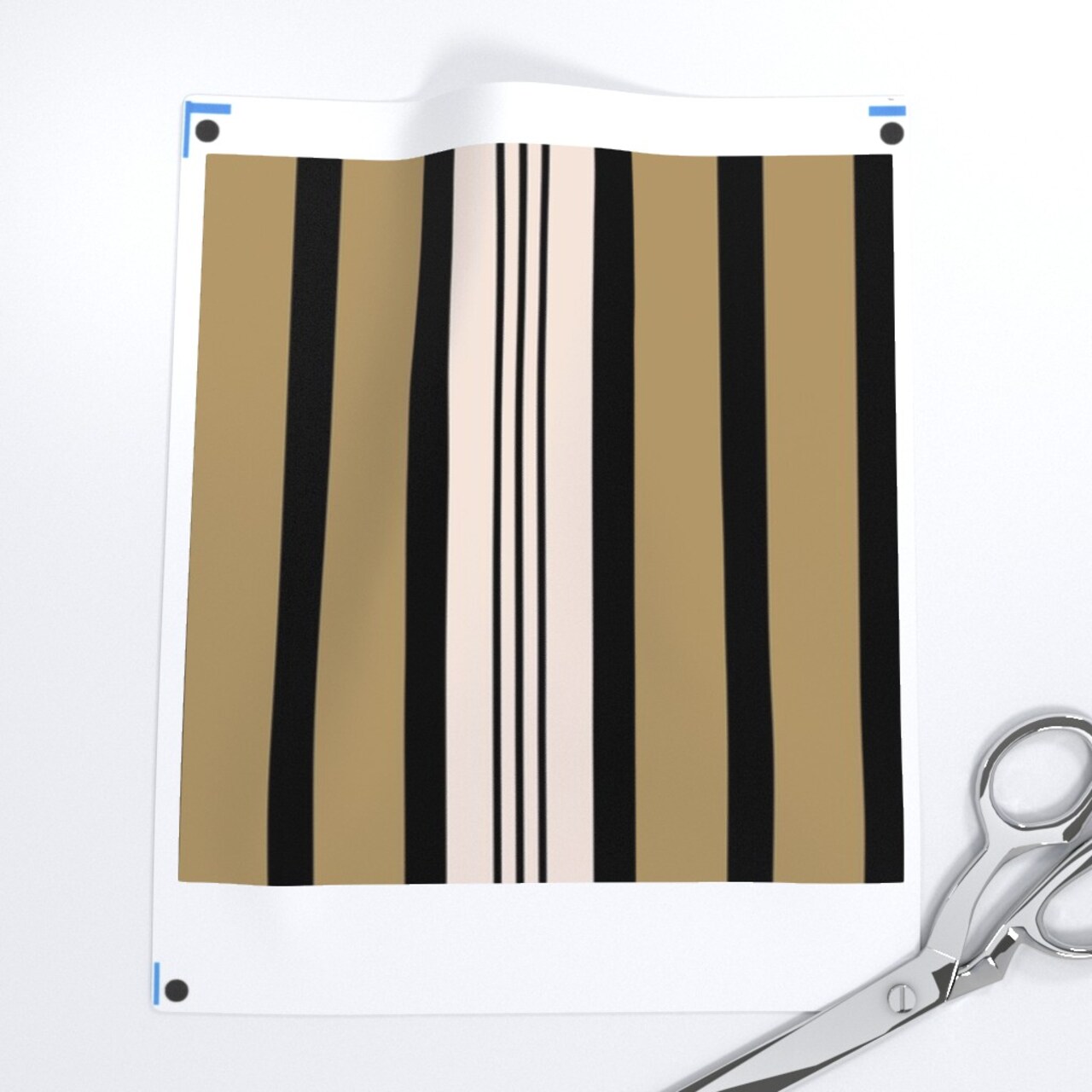 Brown Stripes Boho Stripe Neutral Cottagecore Grandmillennial Directional Granny Chic Modern Custom Pre-pasted Wallpaper by Spoonflower Pre-Pasted Wallpaper 2FT Wide